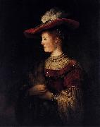 Rembrandt Peale Saskia in Pompous Dress
